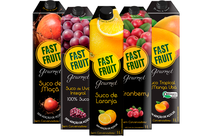 Novidade na Prateleira: Sucos Premium Fast Fruit Gourmet