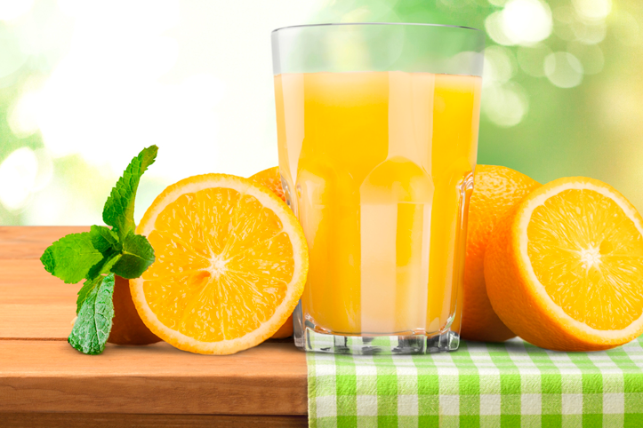 Suco de laranja é bom para memória